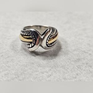 John Hardy 18k and Sterling Ring